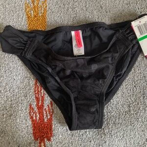 Betsey Johnson black bikini bottom